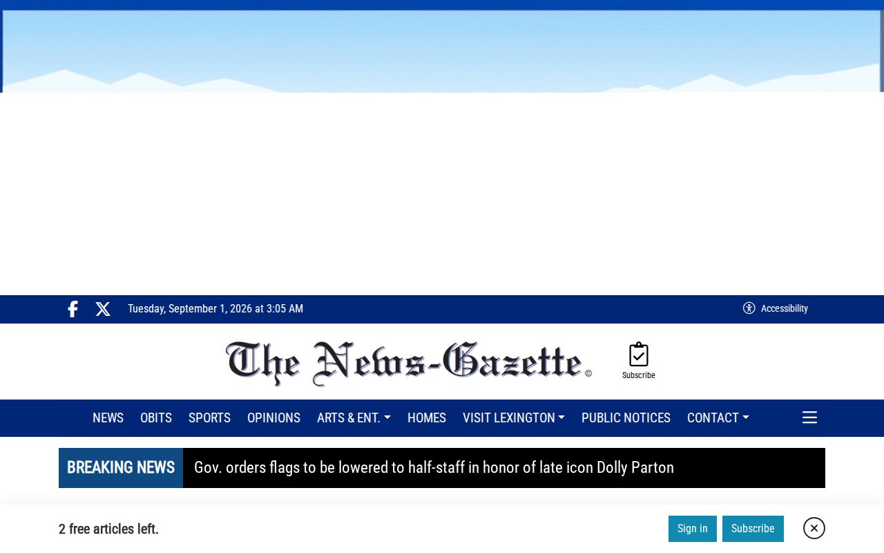 Rockbridge County crime news reporting example from The News-Gazette